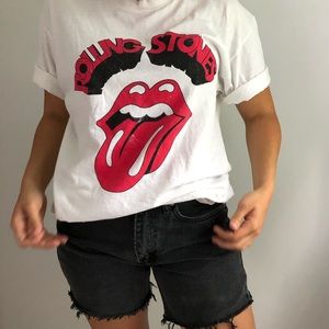 DAYDREAMER distressed Rolling Stones tee